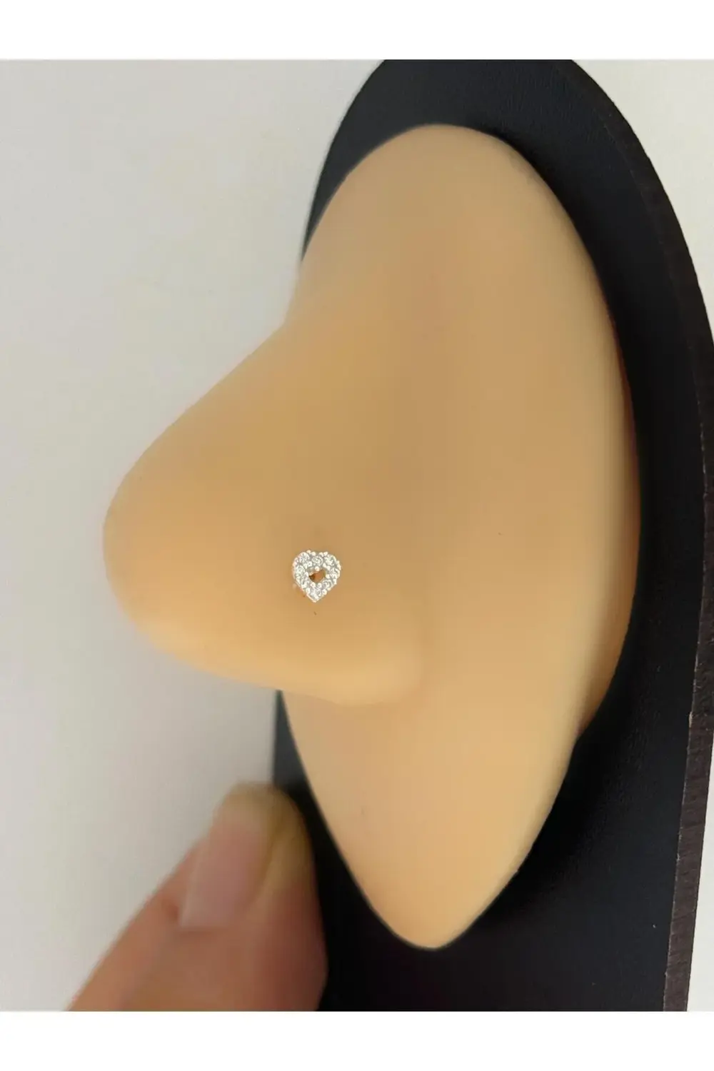 Arescollection 925 Ayar Gümüş Zirkon Taşli Kalpli Hizma