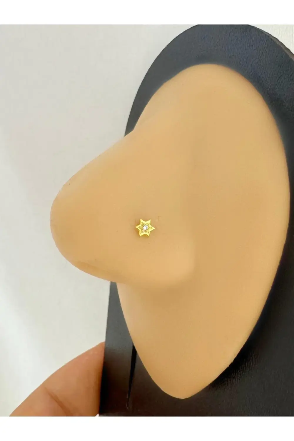 Arescollection 925 Ayar Gümüş Zirkon Taşli Yildiz Şeklinde Hizma