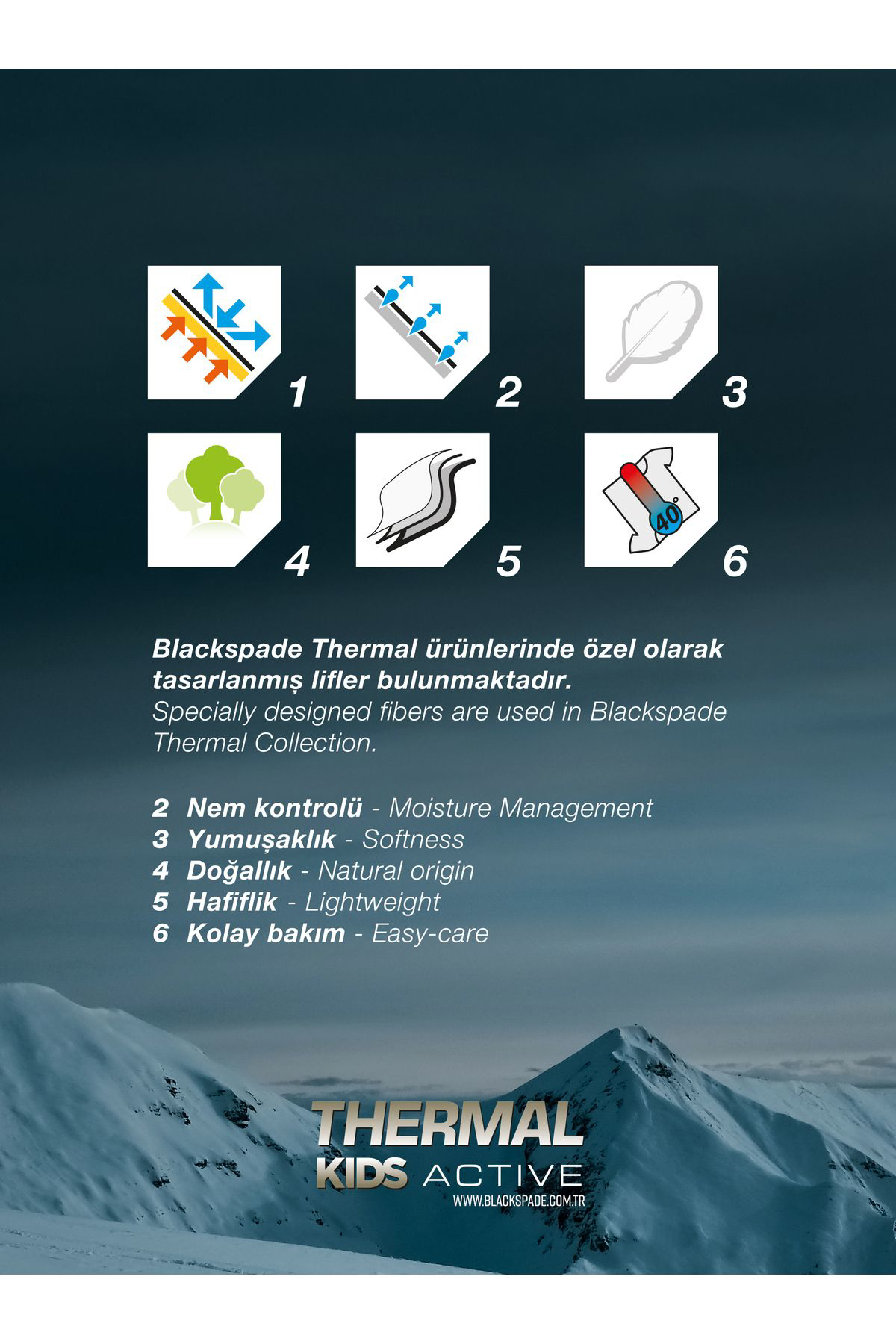 Blackspade 9264 Unisex İçlik - Üst