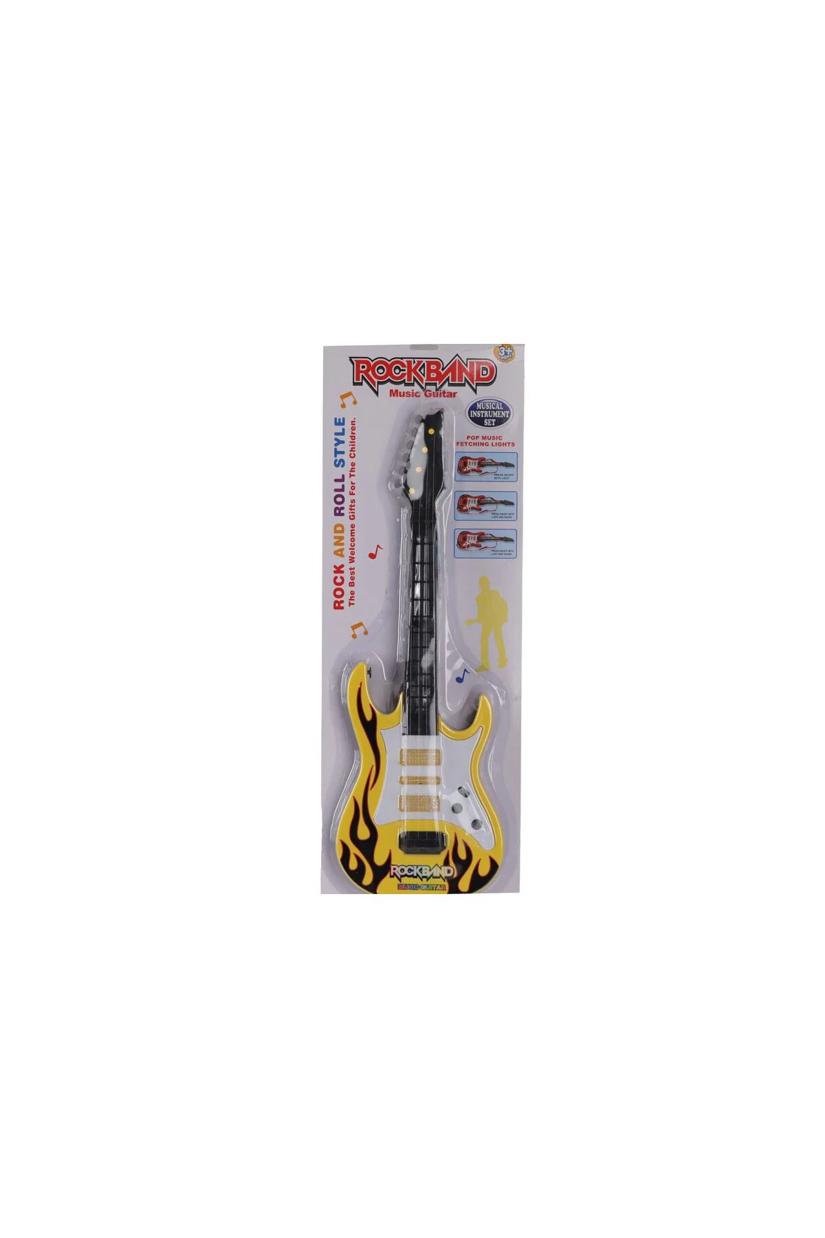 929B 2 929A 2 BÜYÜK PİLLİ MÜZİKLİ GİTAR