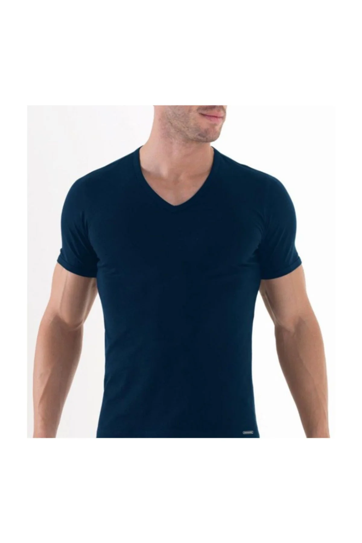 9308 Silver V Yaka Modal Tshirt