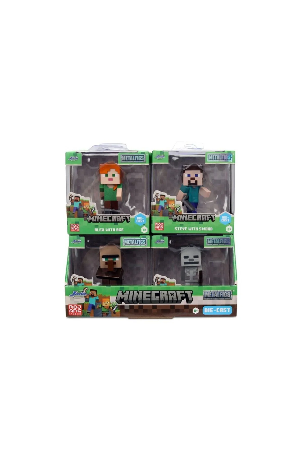 9385138300W04 Minecraft Figures 2 5 Wave 4die-cast pop-culture collectible (ADET FİYATIDIR)