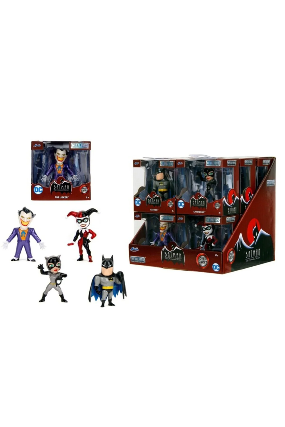 9385142300W02 DC Batman Animated Figures 2 5 Wave 2die-cast, pop-culture (ADET FİYATIDIR)