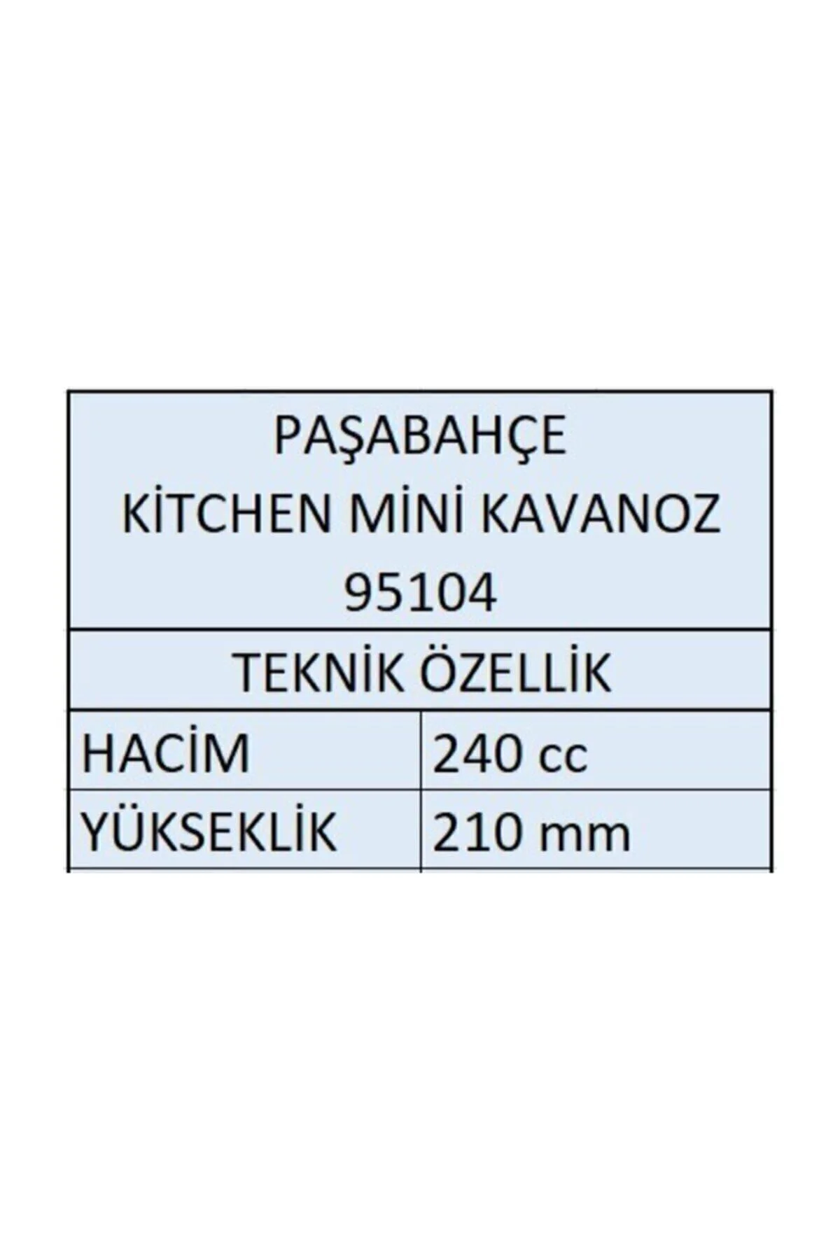 95104 Kitchen Mini Baharatlık Kavanoz 240 Cc Fiyatı, Yorumları ve Özellikleri