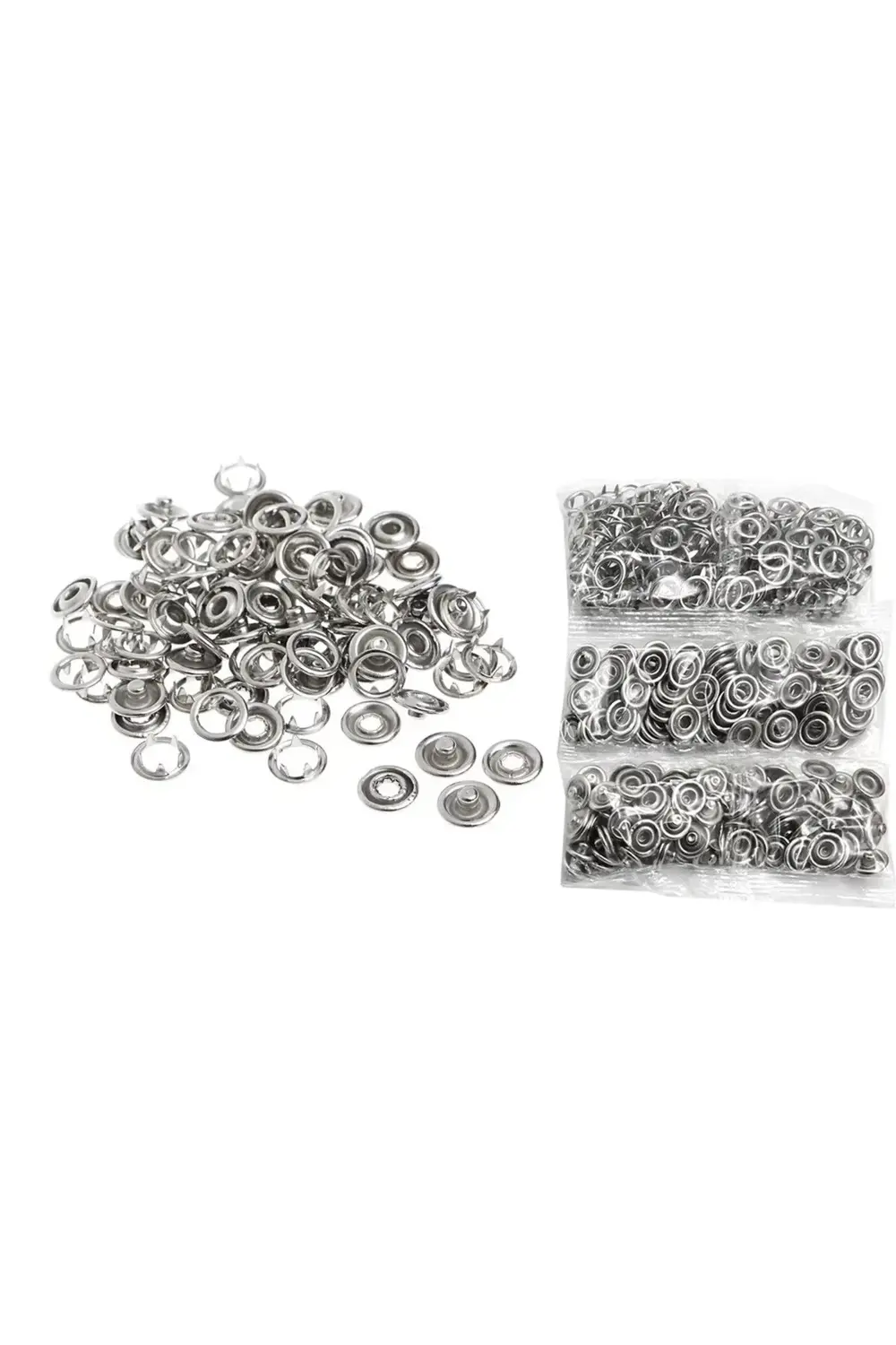 Tuhafiyecimiz 9.5Mm Nikel(Gümüş) Bebe Çıtçıt 1000 Adet Tuhafiyecimiz 9.5Mm Nikel(Gümüş) Bebe Çıtçıt 1000 Adet