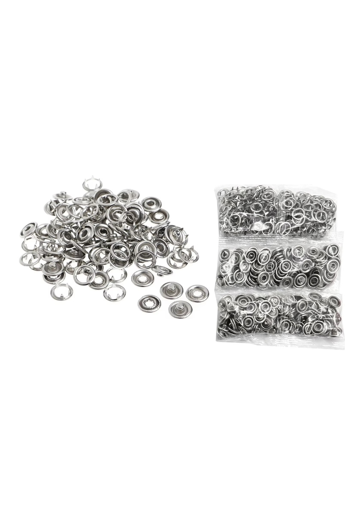 Tuhafiyecimiz 9.5Mm Nikel(Gümüş) Bebe Çıtçıt 1000 Adet Tuhafiyecimiz 9.5Mm Nikel(Gümüş) Bebe Çıtçıt 1000 Adet