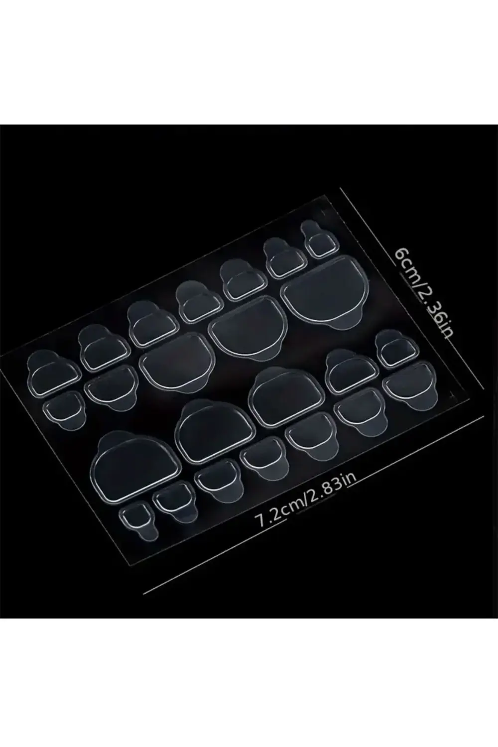 96 Adet Zararsız Pro Çift Taraflı Protez Takma Tirnak Yapıştırıcı