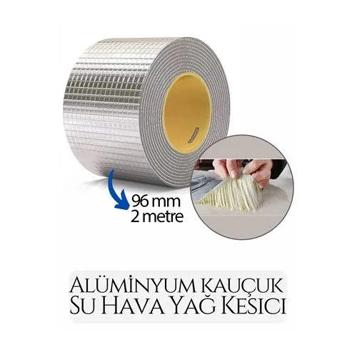 96 mm Su Hava Yağ Kesici İzolasyon Bandı 2 Metre 720962