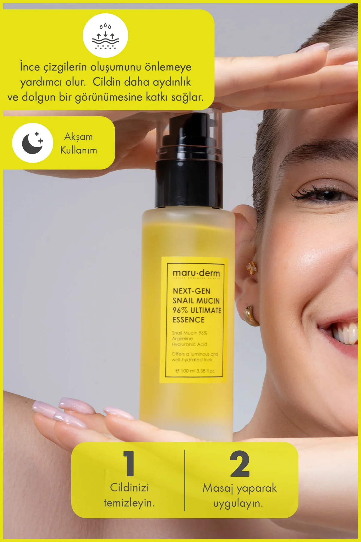 %96 Salyangoz Özlü Essence Tonik 100 ML - Next-Gen Snail Mucin 96