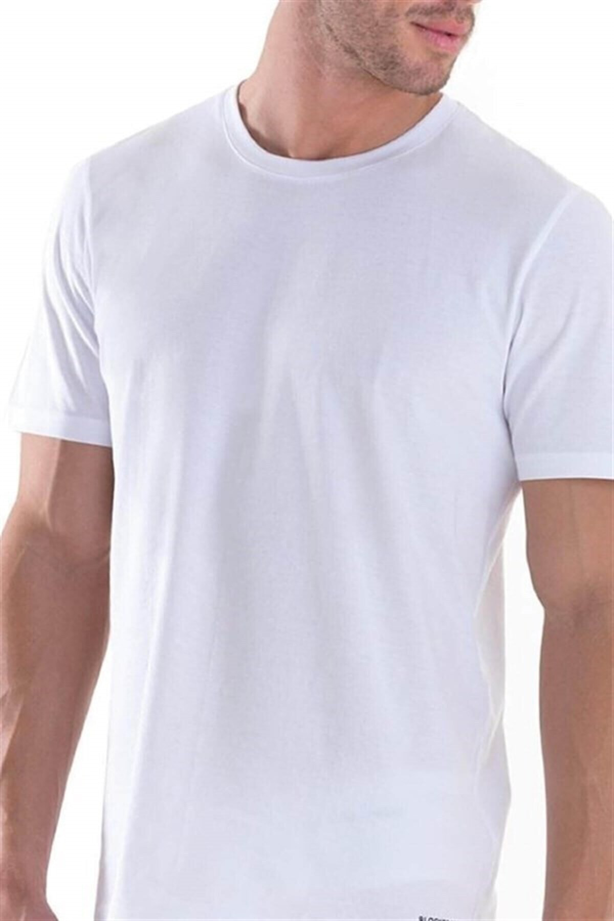 Blackspade 9675 Erkek 2'Li Paket Bisiklet Yaka T-Shirt Fanila