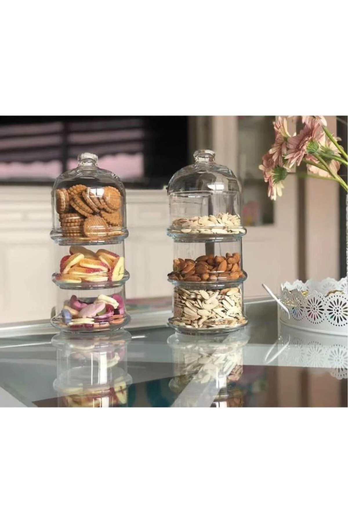 96815 Villa Patisserie 3 Katlı Kase Kurabiyelik