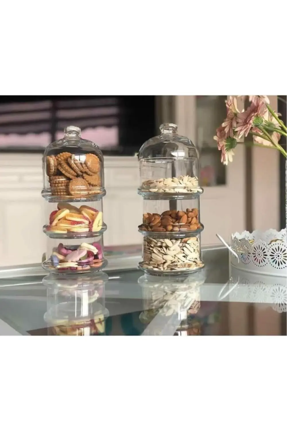 96815 Villa Patisserie 3 Katlı Kase Kurabiyelik