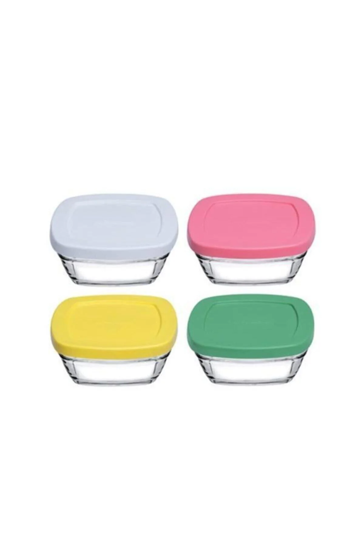 96840 Puding 4'lü Cam Saklama Kabı - 310 ml Fiyatı, Yorumları ve Özellikleri