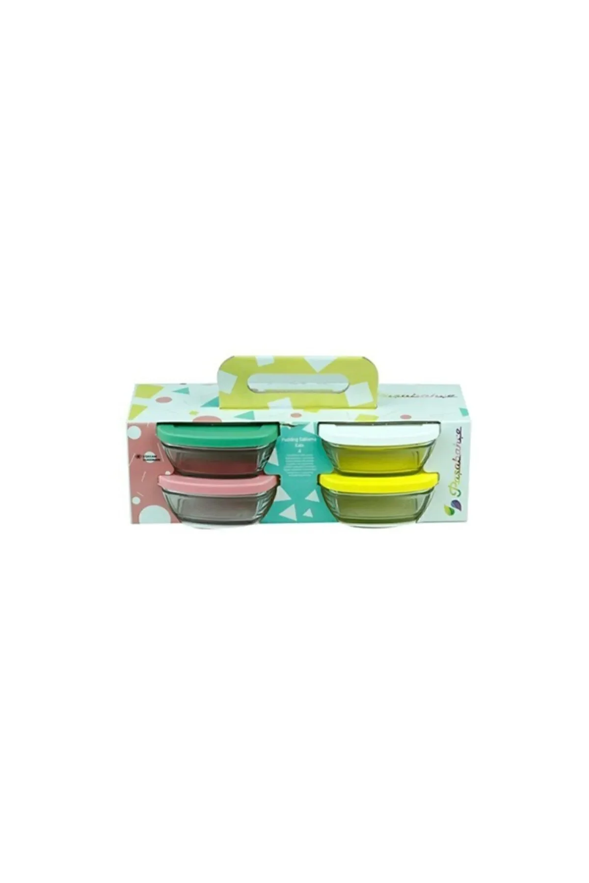 96840 Puding 4'lü Cam Saklama Kabı - 310 ml Fiyatı, Yorumları ve Özellikleri