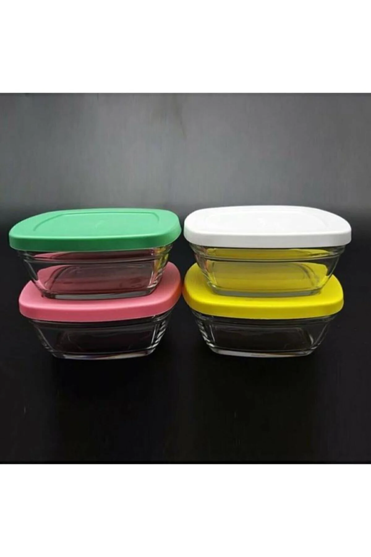 96840 Puding 4'lü Cam Saklama Kabı - 310 ml Fiyatı, Yorumları ve Özellikleri