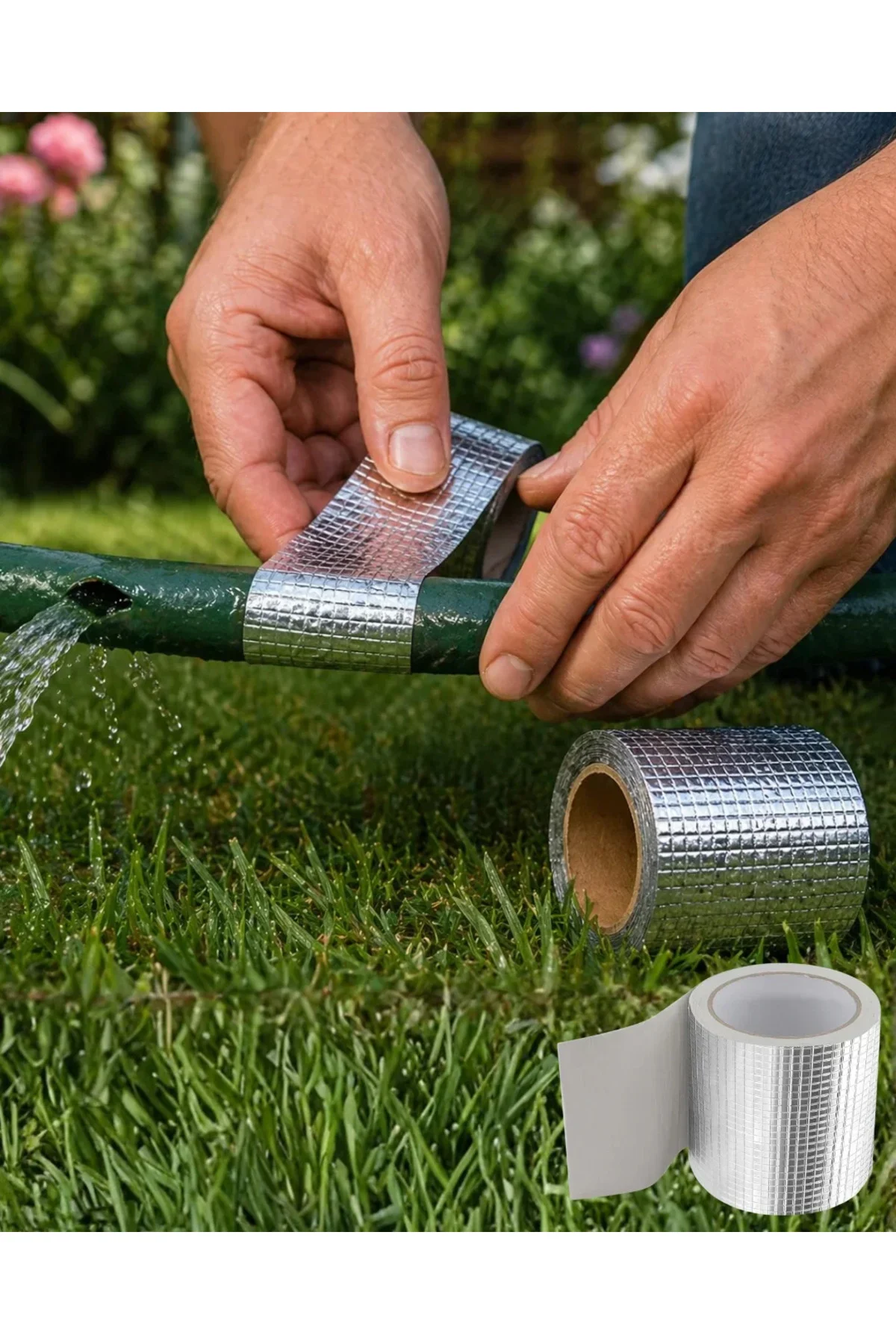 96mm Su Kaçak Önleyici Tar Bandı 2 Metre Güçlü Yapışkanlı Onarım Bandı 96mm Su Kaçak Önleyici Tar Bandı 2 Metre Güçlü Yapışkanlı Onarım Bandı