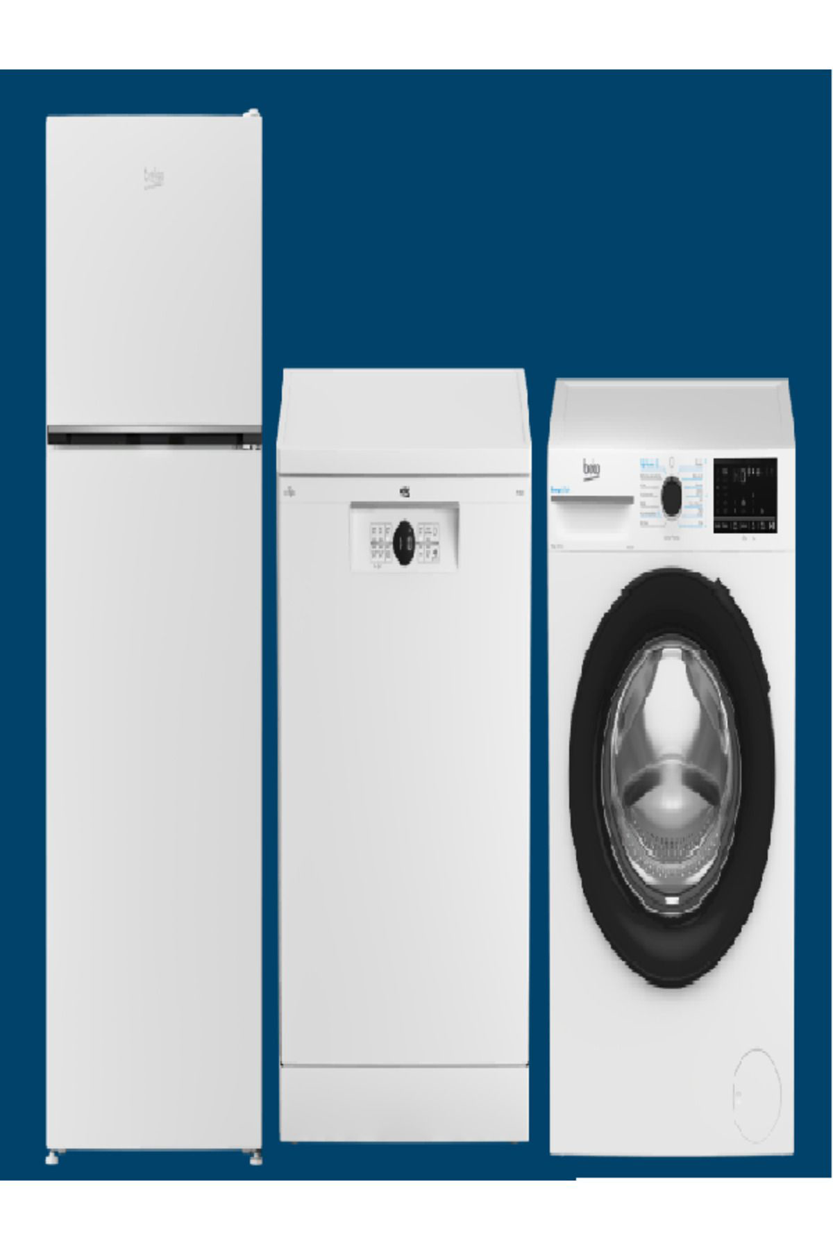 Beko 970476 Mb& Bm 4144 % Cm 9100 Buzdolabi- Bulaşik - Çamaşir