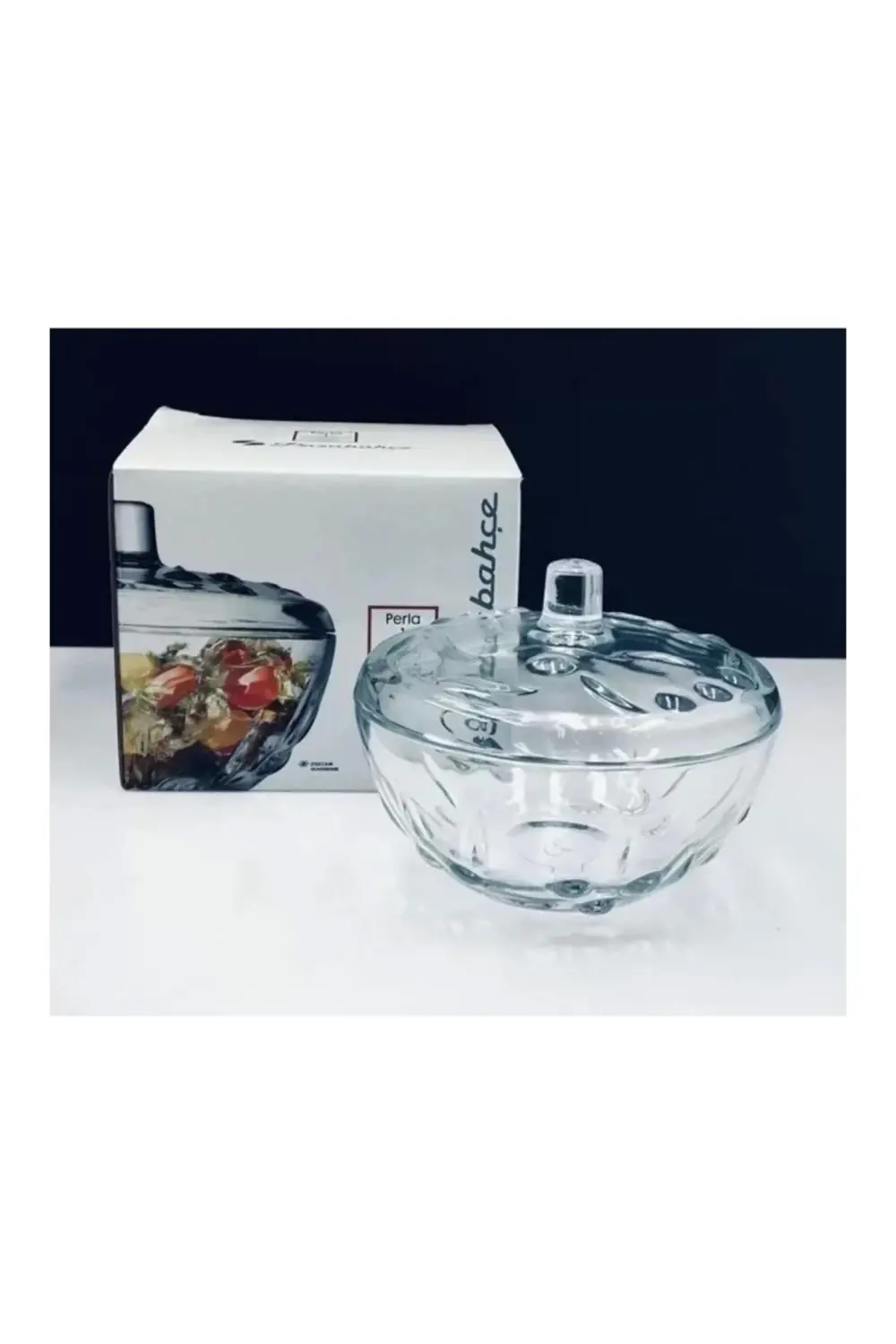 97236 Perla Cam Şekerlik 14x11.2 cm