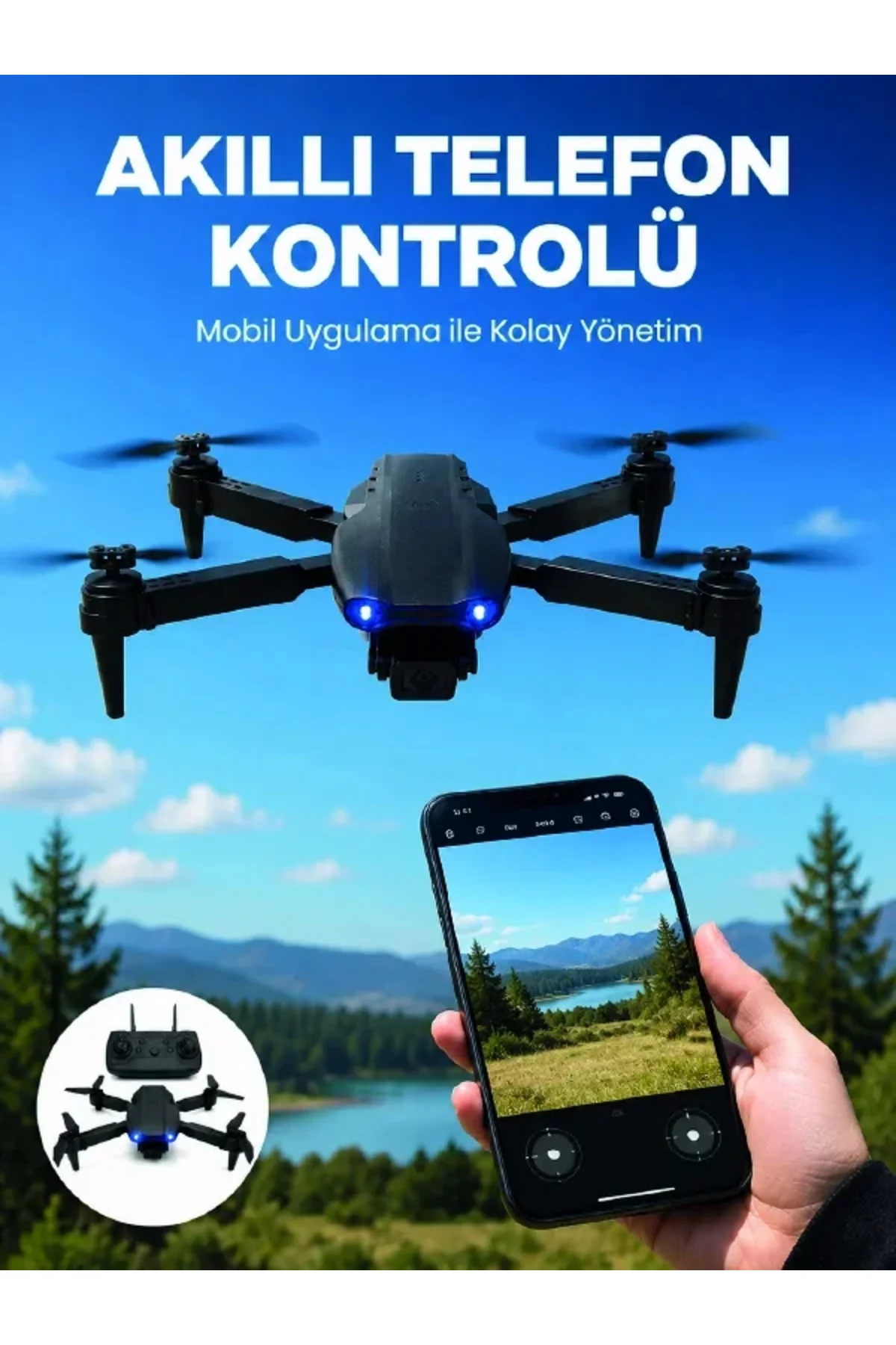 99 Pro Akıllı Kamera Drone Katlanabilir Gövde 4K HD Kamera ve APP Kontrolü 99 Pro Akıllı Kamera Drone Katlanabilir Gövde 4K HD Kamera ve APP Kontrolü