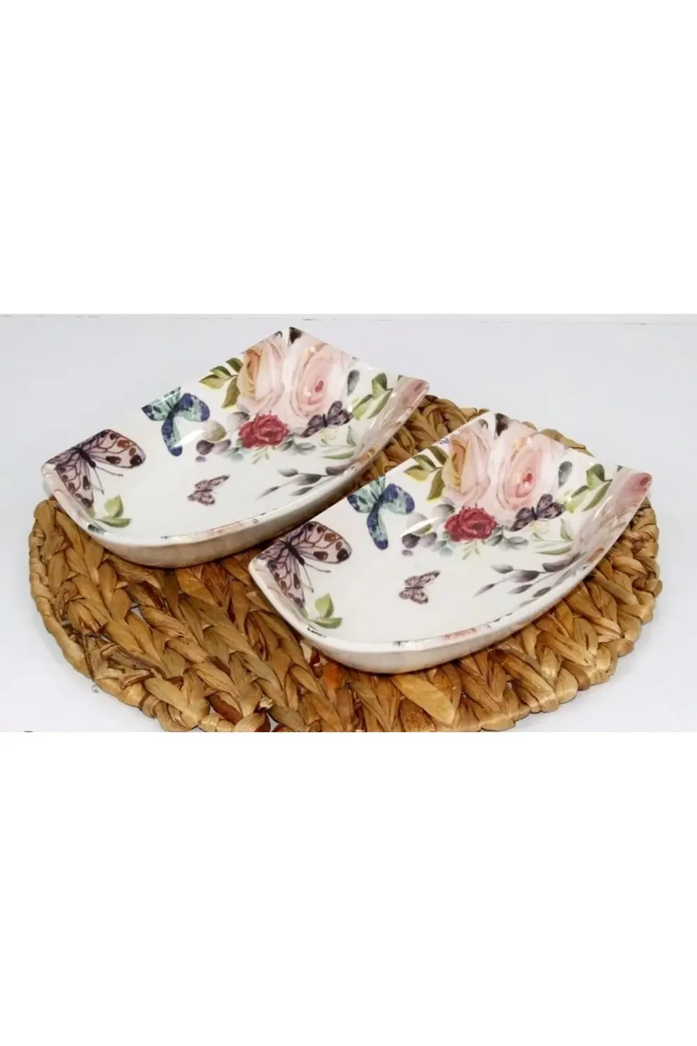 9901018digi Kayık Tabak Dikdörtgen 23 Cm 2'li