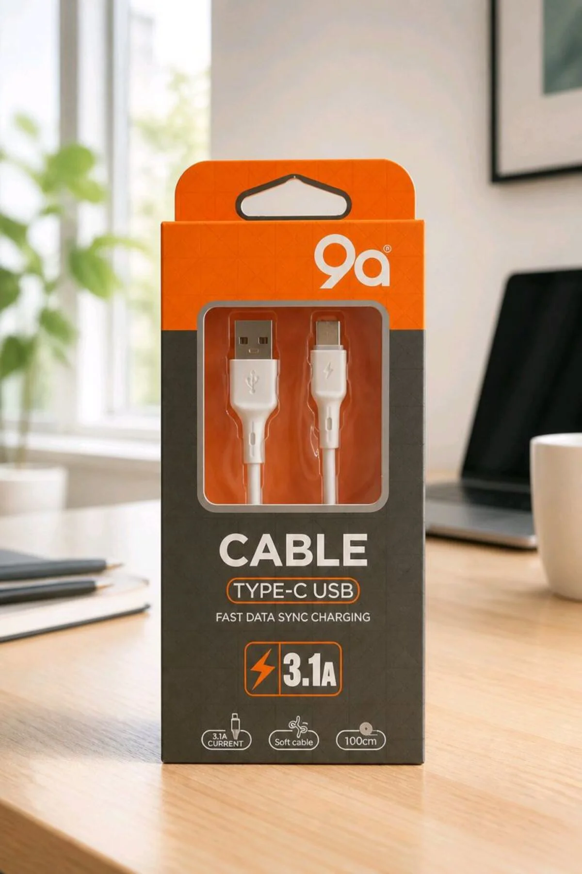 9a Type-C Fast Data Sync Chargıng 3.1A Kablo 9a Type-C Fast Data Sync Chargıng 3.1A Kablo