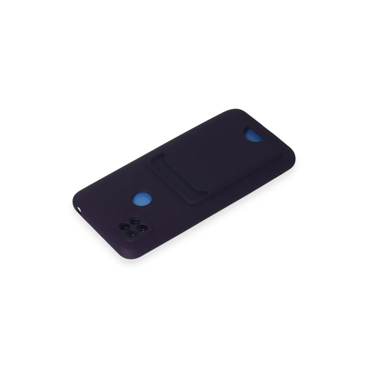 9C Kılıf Kelvin Kartvizitli Silikon Derin Mor - Fingerprint Free & Premium Koruma