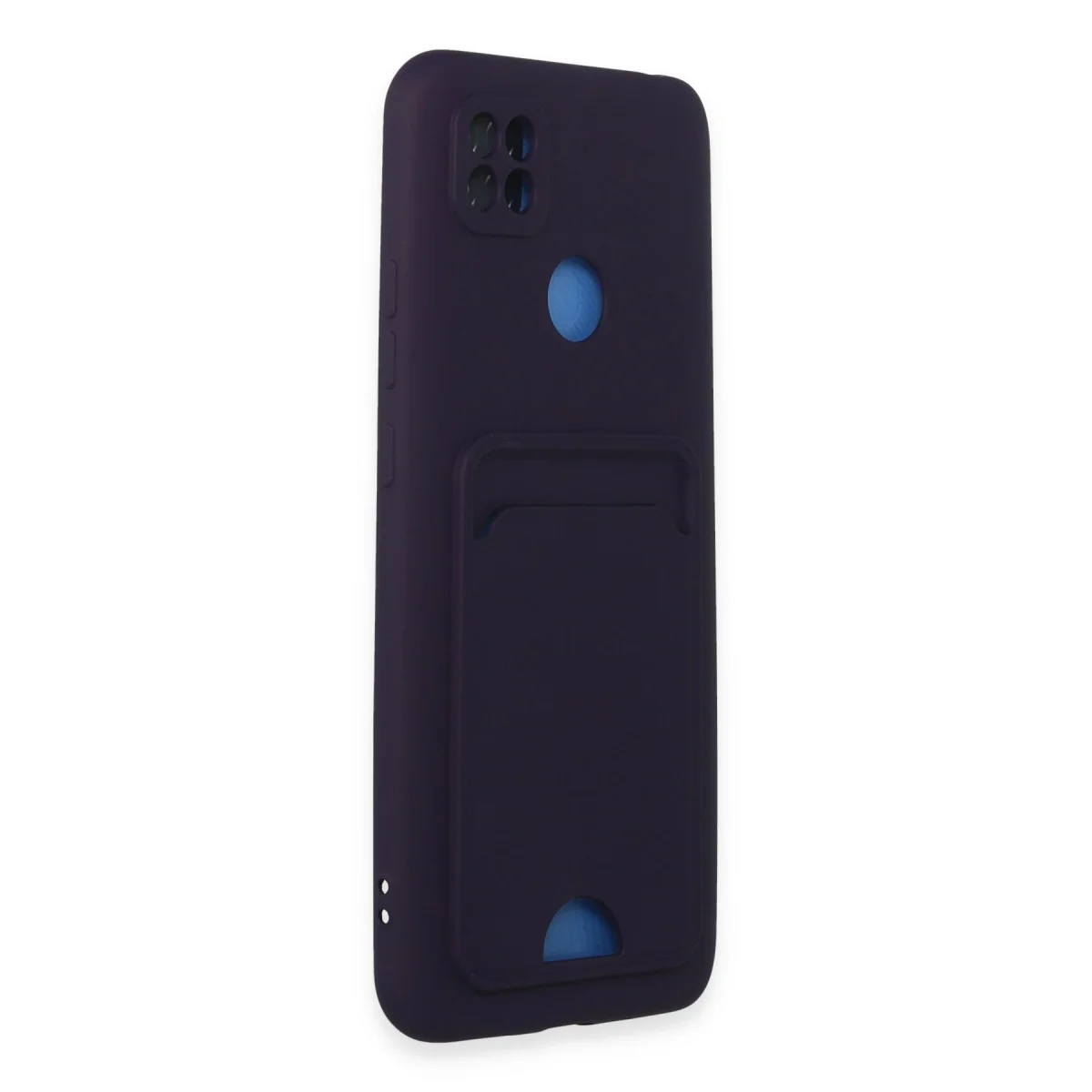 9C Kılıf Kelvin Kartvizitli Silikon Derin Mor - Fingerprint Free & Premium Koruma