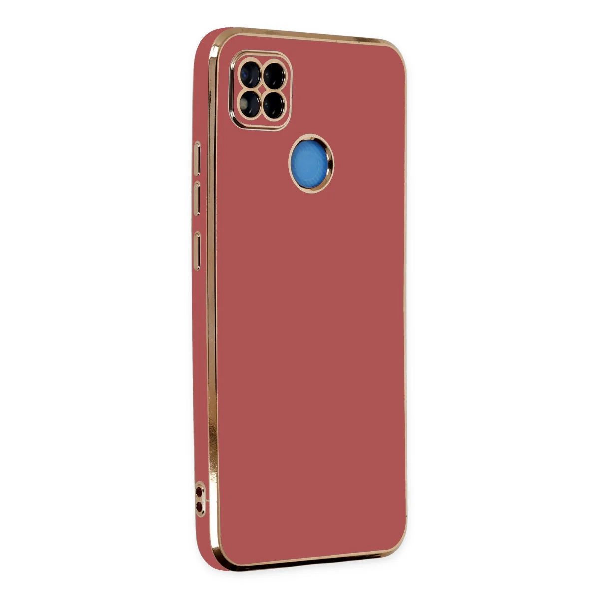 9C Kılıf Volet Silikon - Kırmızı Cep Telefonu Koruma Kılıfı