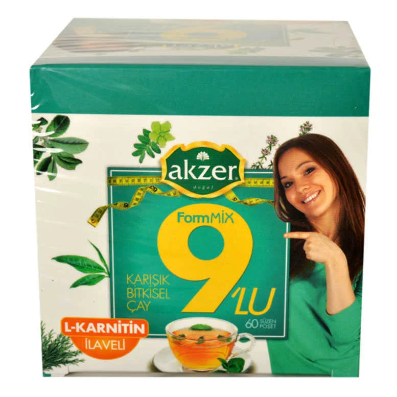 9lu Form Bitkisel Çay 60 Süzen Poşet