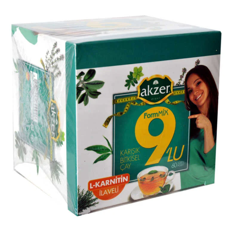 9lu Form Bitkisel Çay 60 Süzen Poşet