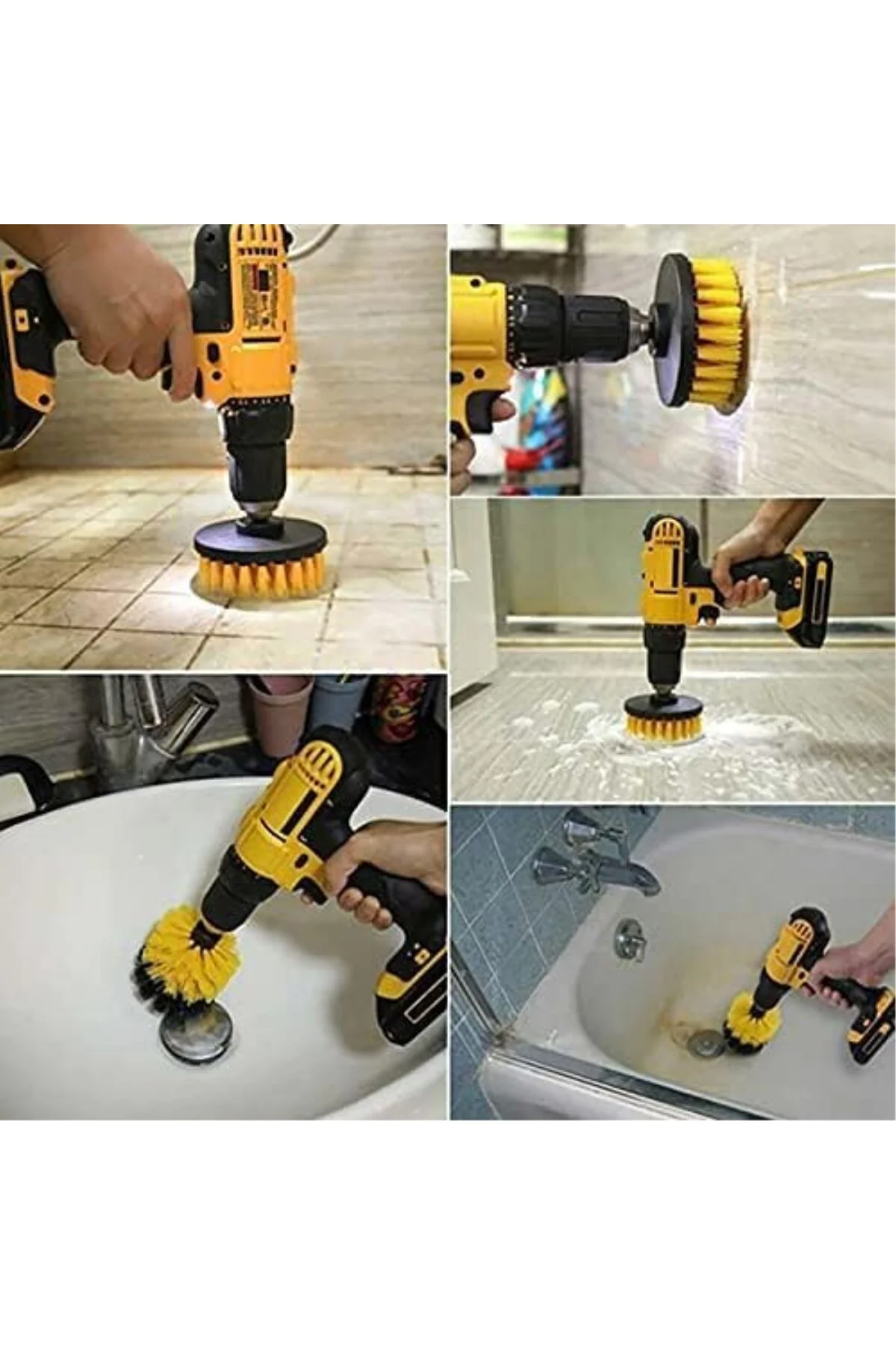® 9'lu Matkap Ucu Fırça Seti Temizleme Parlatma Pasta Cila Jant T ® 9'lu Matkap Ucu Fırça Seti Temizleme Parlatma Pasta Cila Jant T