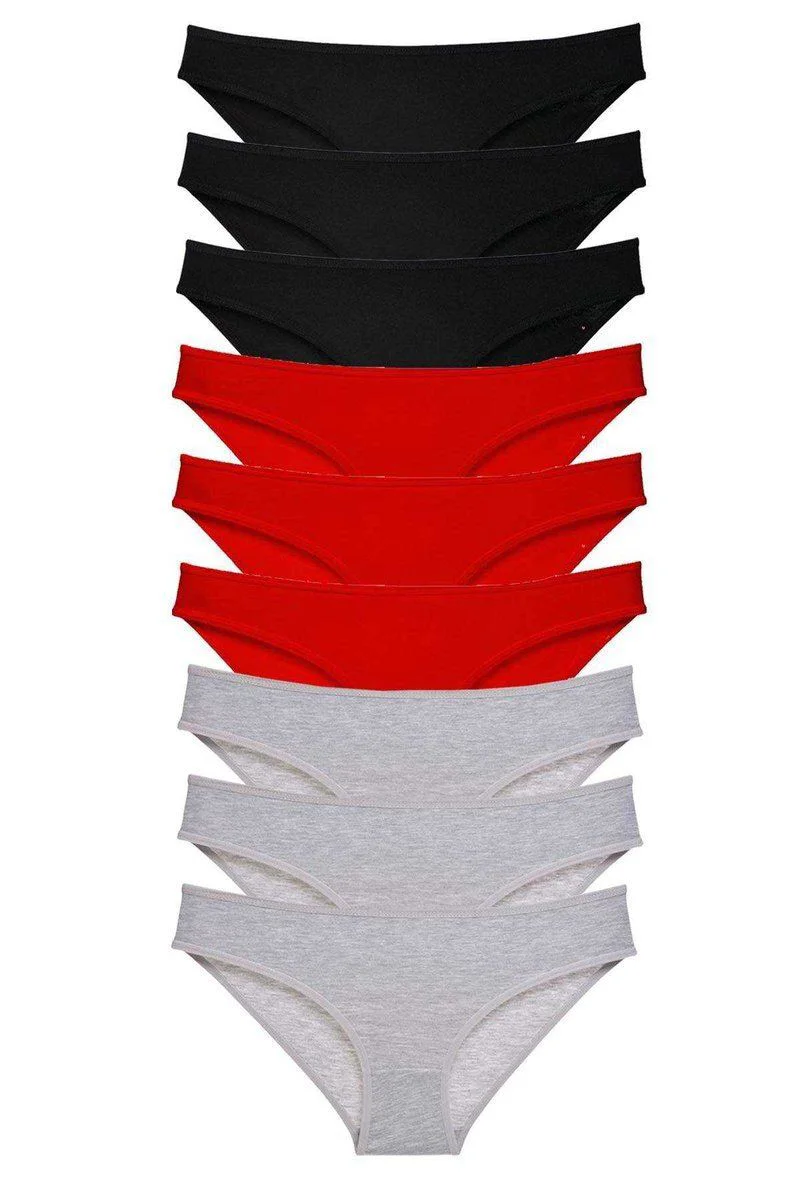 9'lu Süper Eko Set Likralı Kadın Slip Külot - Pamuklu Gizli Paketleme Fiyatı, Yorumları ve Özellikleri