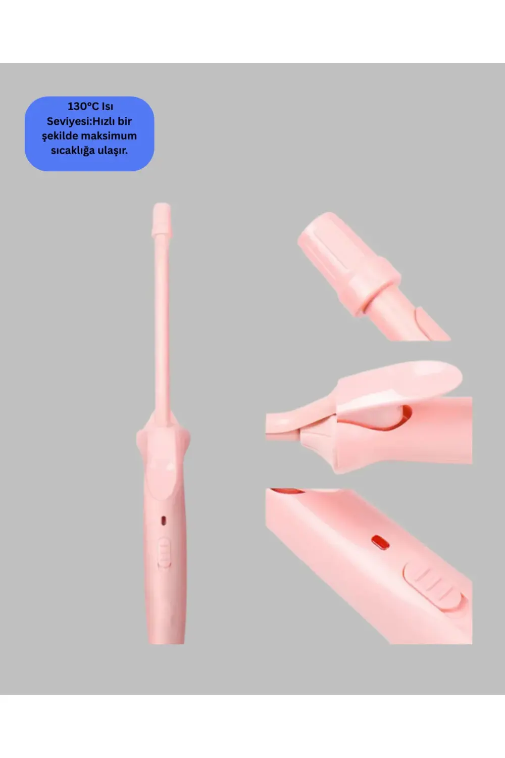 9mm İnce Bukle Maşası Afro ve Sık Bukleler İçin Uygun