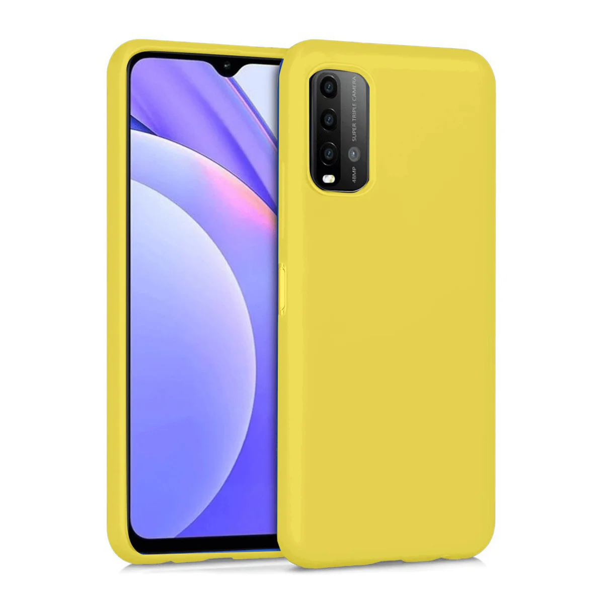 9T Kılıf Nano İçi Kadife Silikon - Sarı