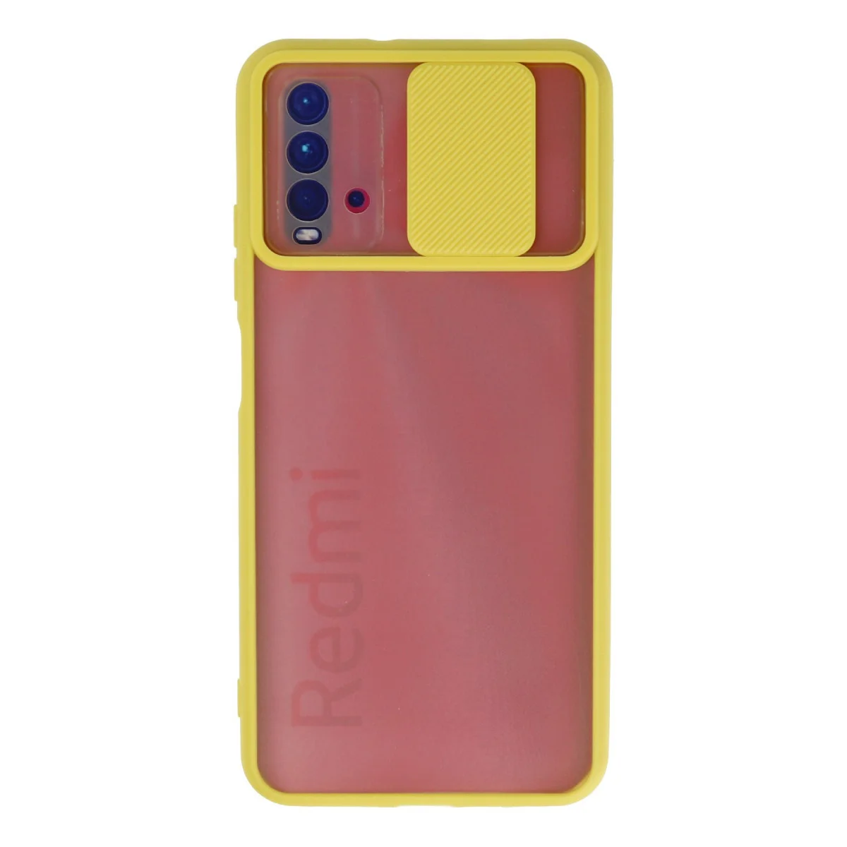 9T Kılıf Palm Buzlu Kamera Sürgülü Silikon - Sarı