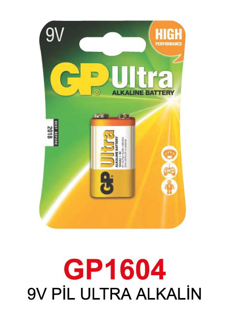 9V PİL ULTRA ALKALİN