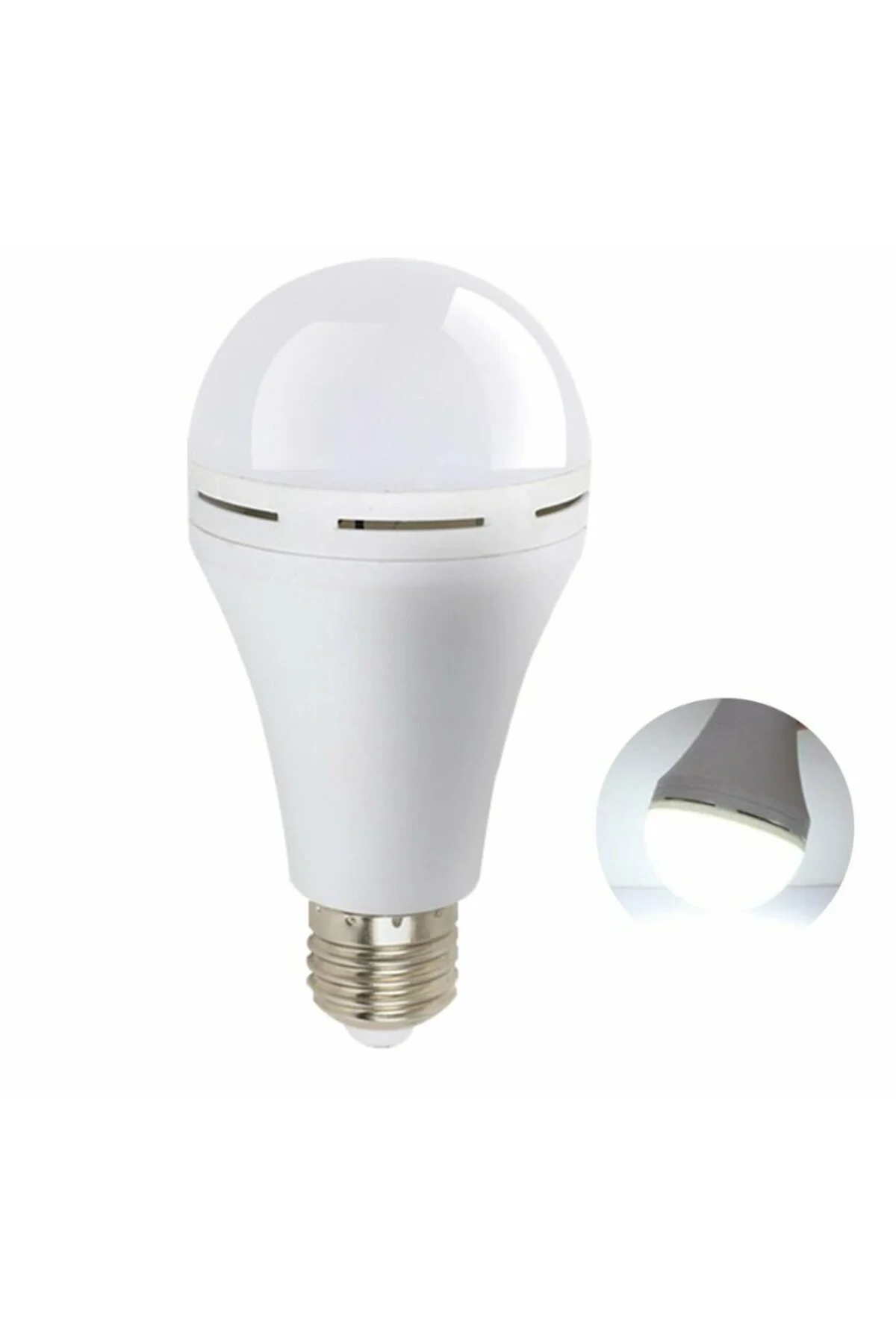 9w Beyaz Şarjlı Led Ampul