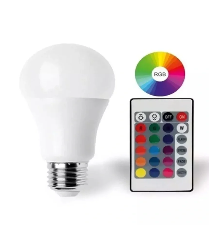 9w E27 Rgb Ve Beyaz Işık Kumandalı Ampul 9w E27 Rgb Ve Beyaz Işık Kumandalı Ampul