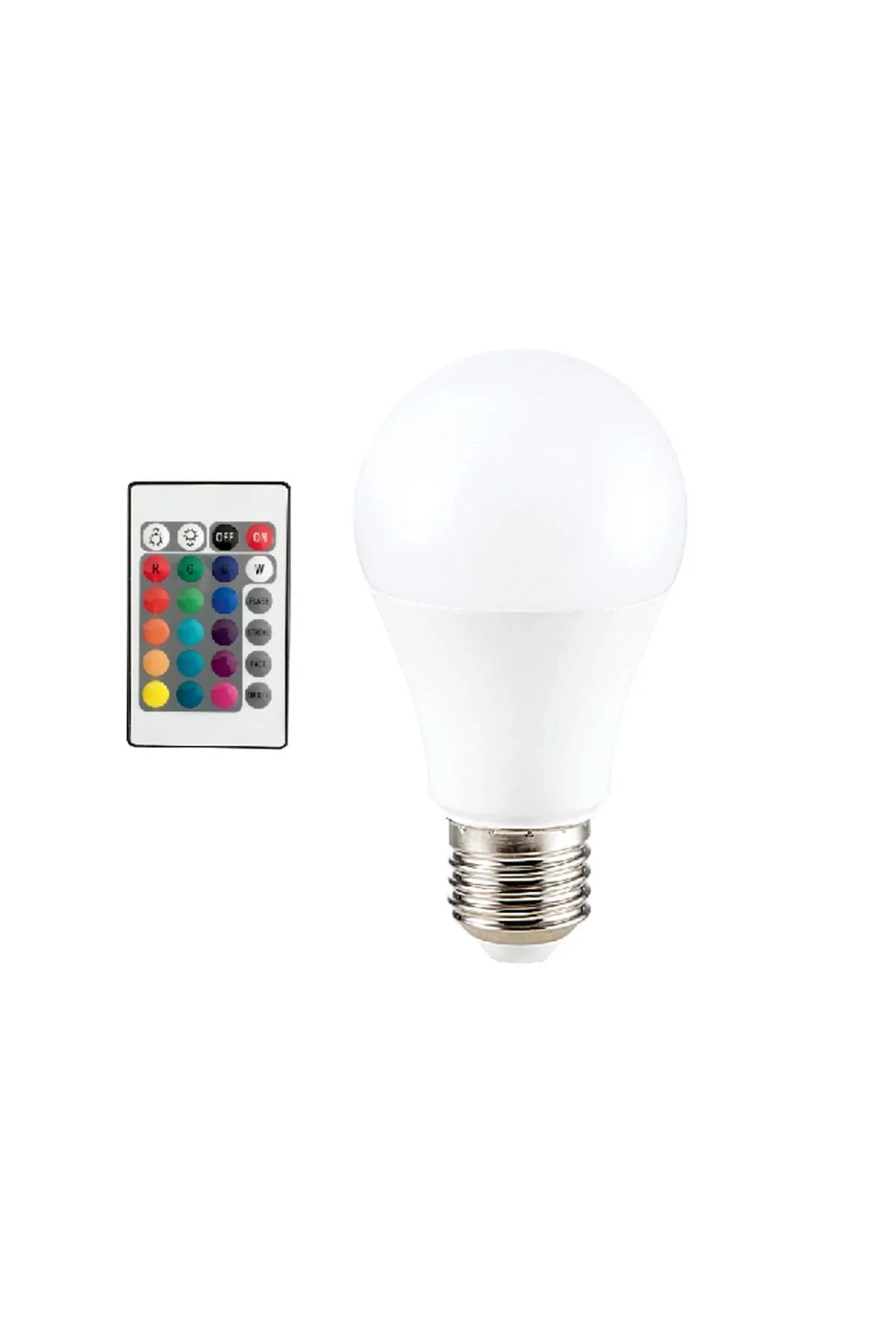 9w E27 Rgb Ve Beyaz Işık Kumandalı Ampul 9w E27 Rgb Ve Beyaz Işık Kumandalı Ampul