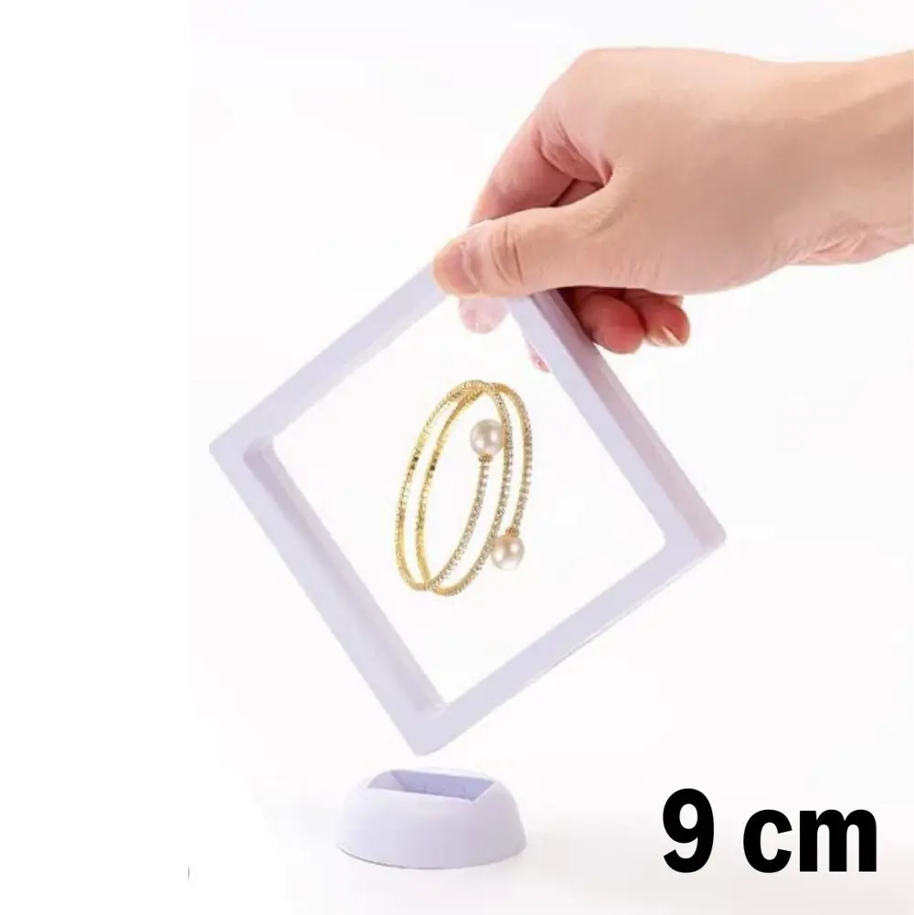 9x9 cm Standlı 3D Takı Ziynet Hatıra Koleksiyon Saklama Kutusu Şe