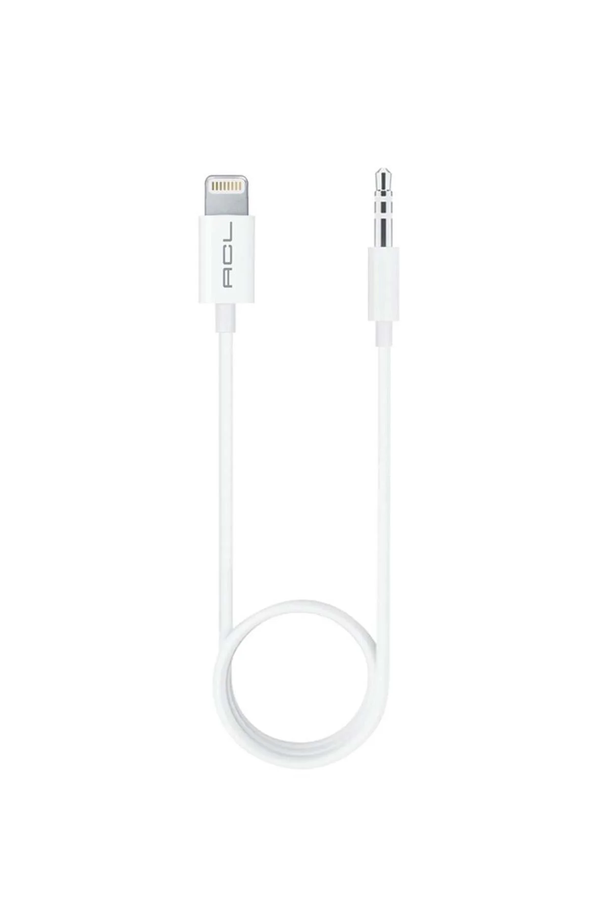 A-12 1.2 Metre 3.5mm to Lightning Düğümlenmez Premium Aux Ses Kablosu (iPhone Uyumlu)