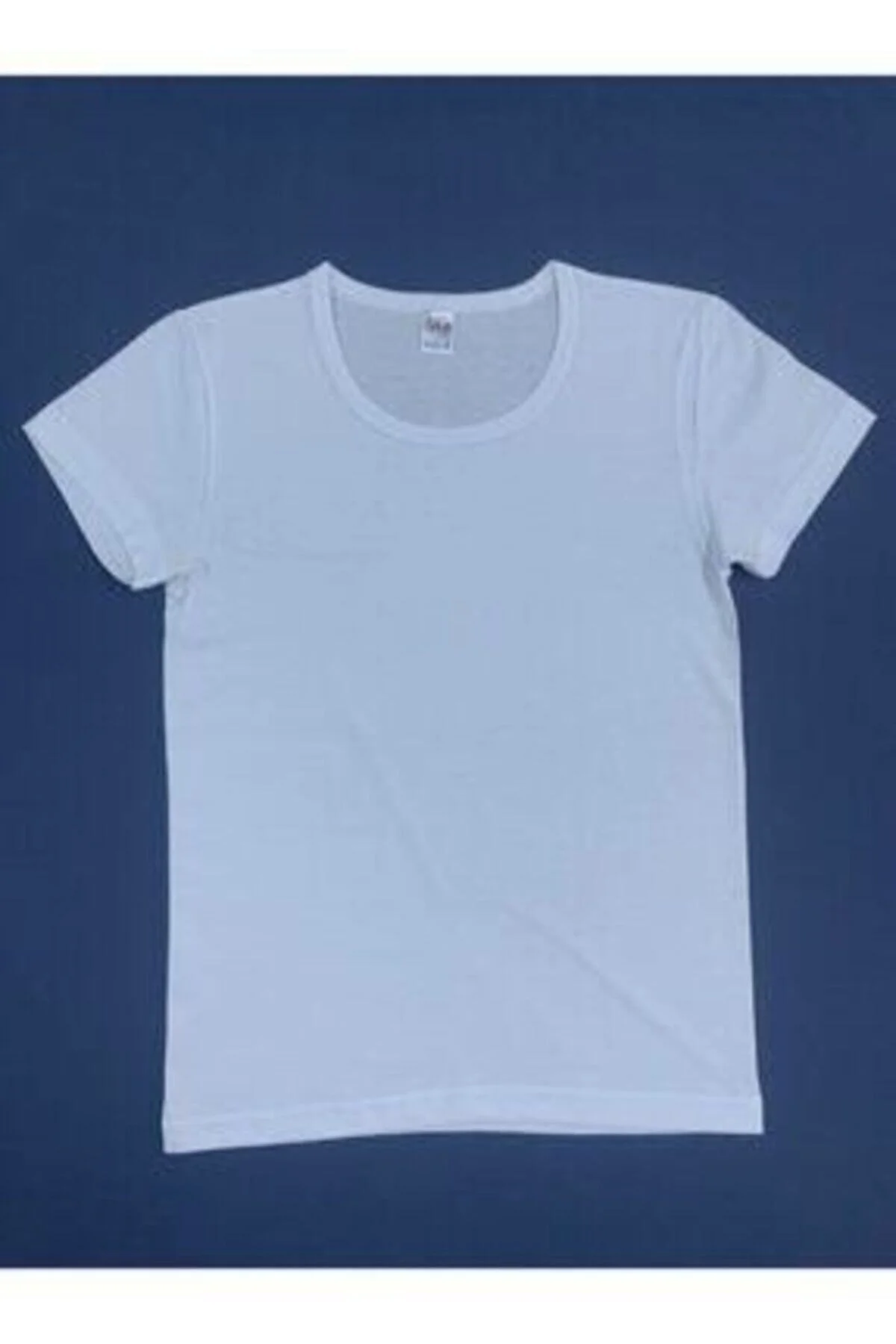 A-3002 Pamuklu Erkek Çocuk Açık Yaka Yarım Kol Fanila