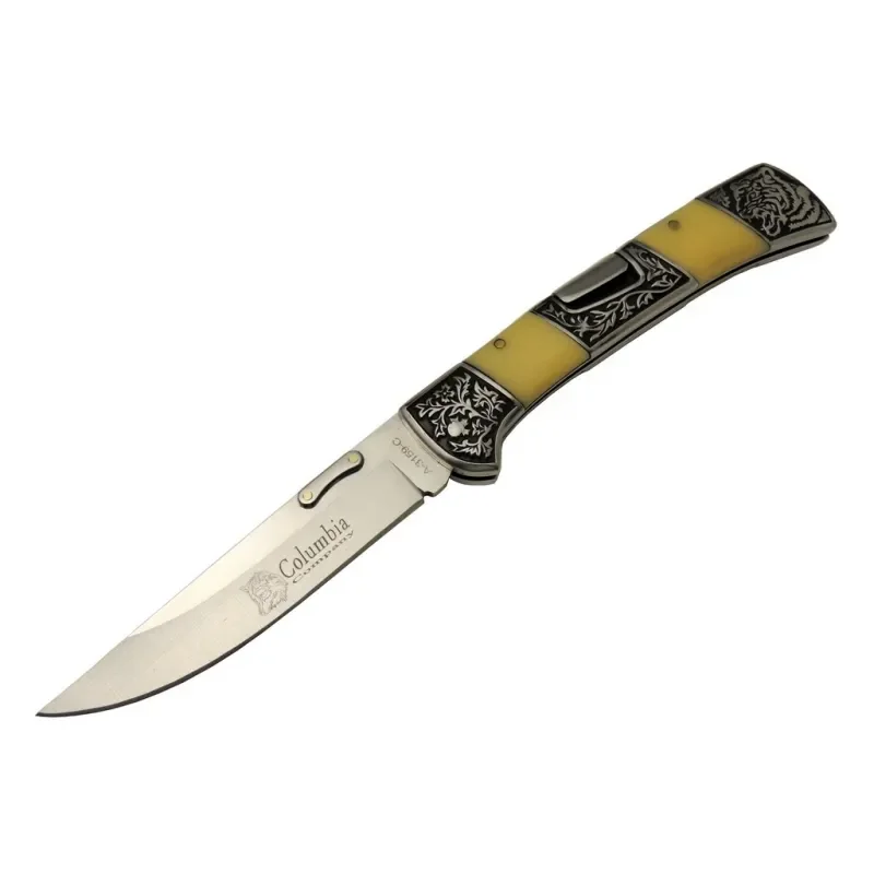 A 3159 C Kamp Çakı 24 cm - İşlemeli  Saplı, Kemerlikli