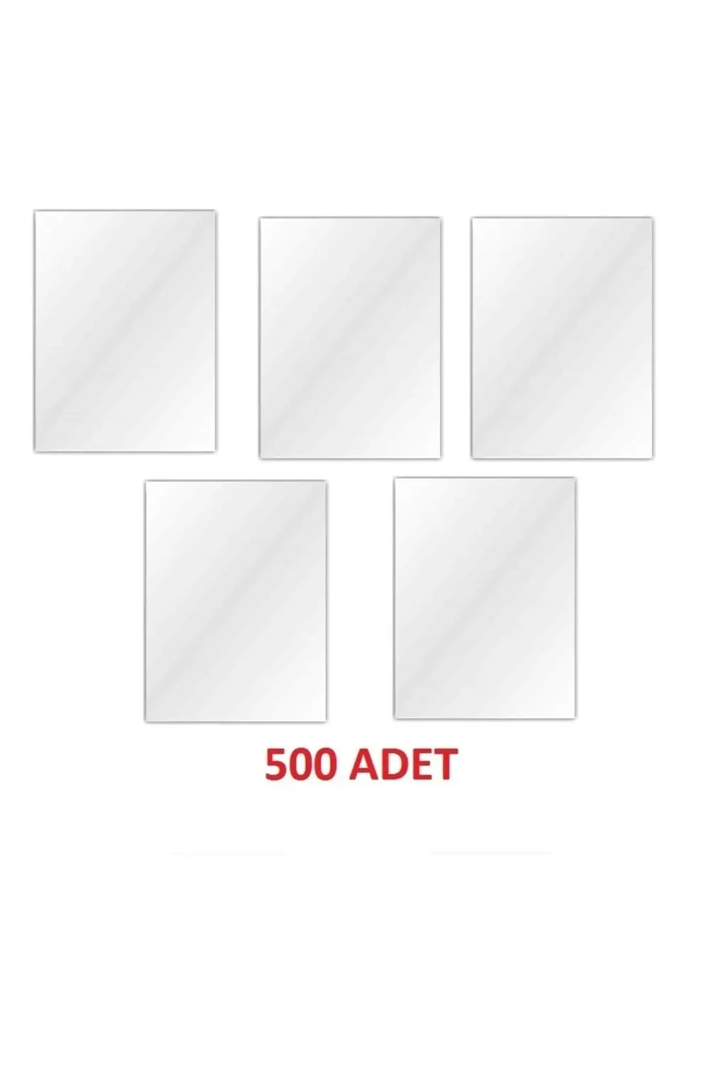 A-4 Pvc Cilt Kapağı 160 Micron Şeffaf 500 'lü Paket