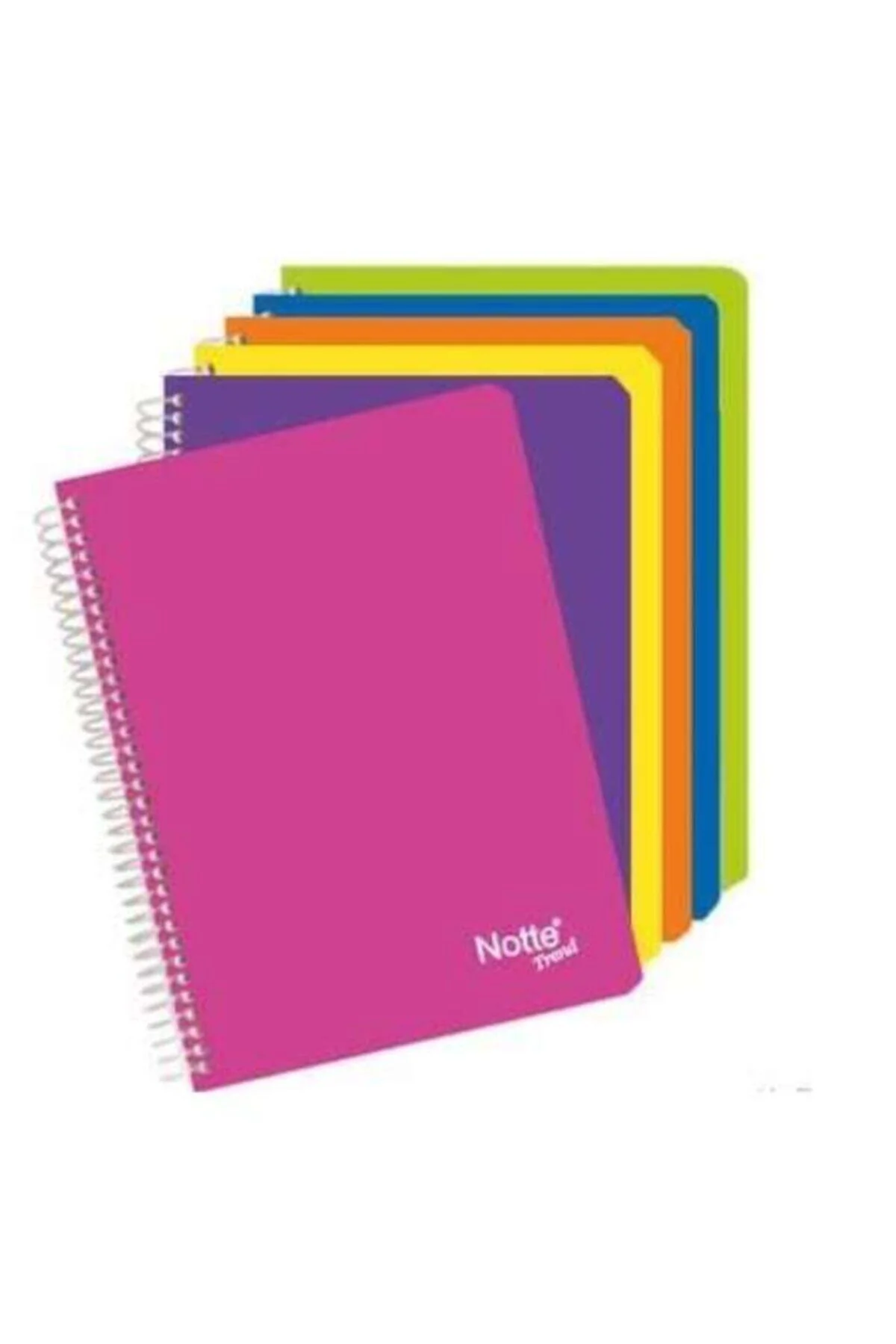 A-4 Spiralli Defter Plastik Kapak Helezon Kareli 96 Yaprak 96/4 D