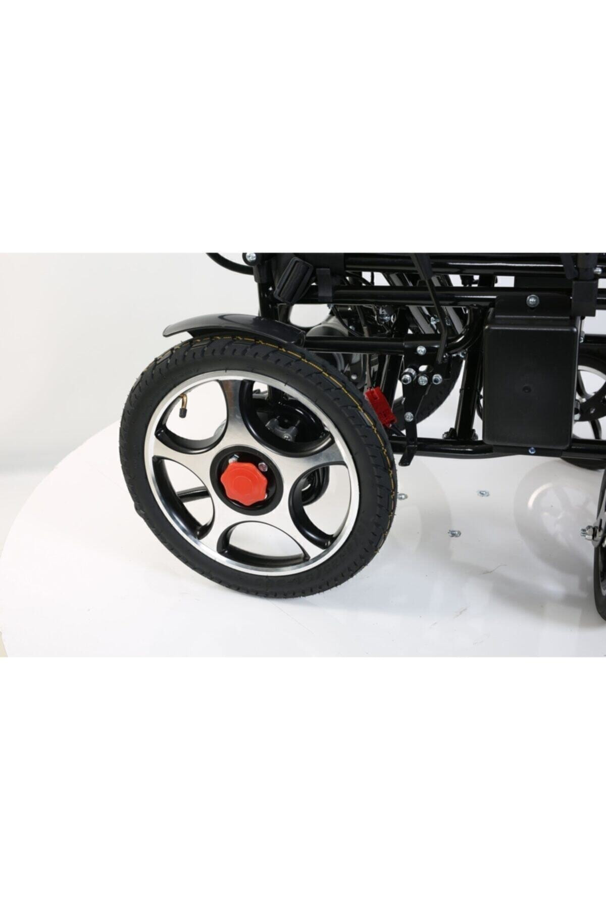 Tekerlekli İskemle A-99 Hafif Pratik Katlanir Akülü Tekerlekli Sandalye
