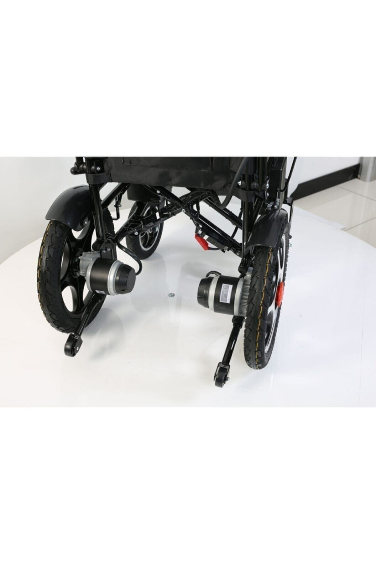 Tekerlekli İskemle A-99 Hafif Pratik Katlanir Akülü Tekerlekli Sandalye