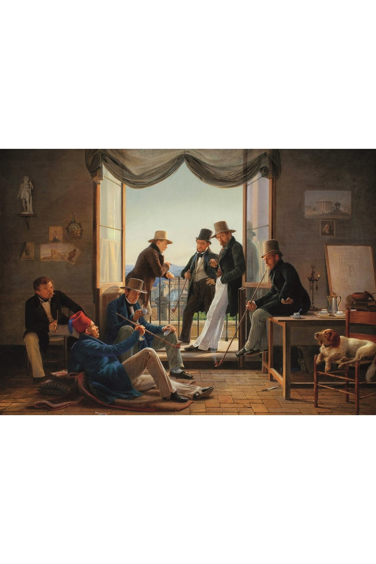 Ks Games A Group Of Danish Artists İn Rome 1000 Parça Puzzle