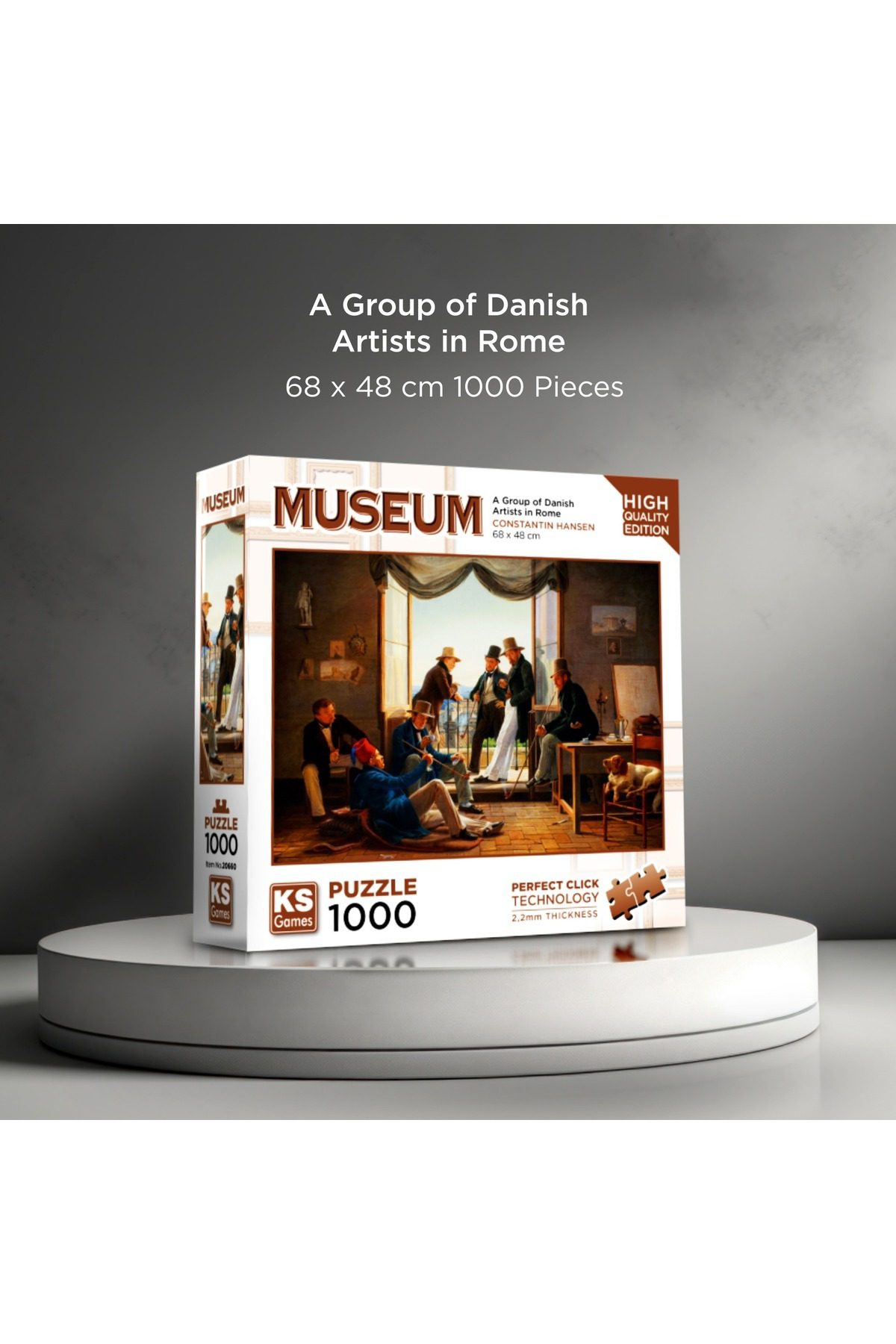 Ks Games A Group Of Danish Artists İn Rome 1000 Parça Puzzle