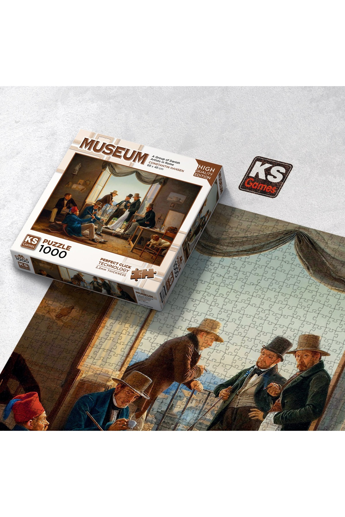 Ks Games A Group Of Danish Artists İn Rome 1000 Parça Puzzle